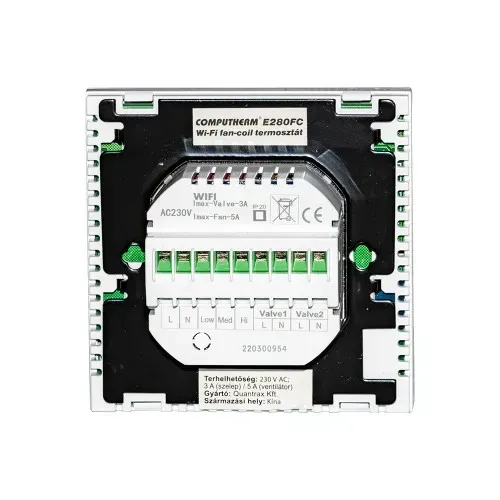 Wi-Fi терморегулятор для фанкойла COMPUTHERM E300FC фото 3