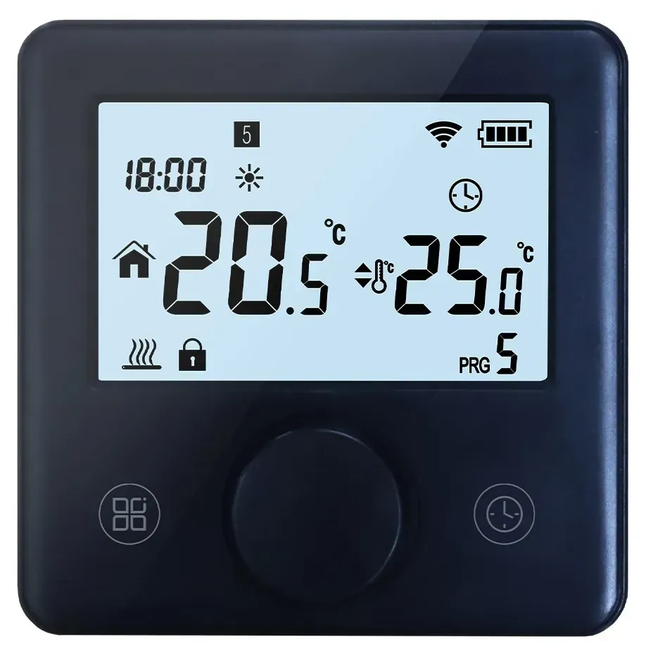 Термостат Tervix Pro Line WiFi чорний (118330) Термостат Tervix Pro Line WiFi чорний (118330)