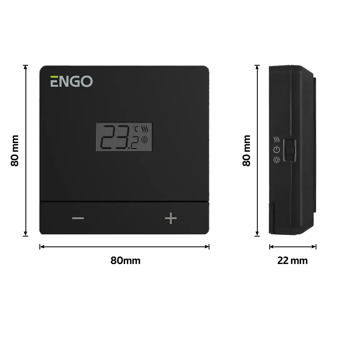 Дротовий добовий термостат Engo Controls EASY230B фото 2