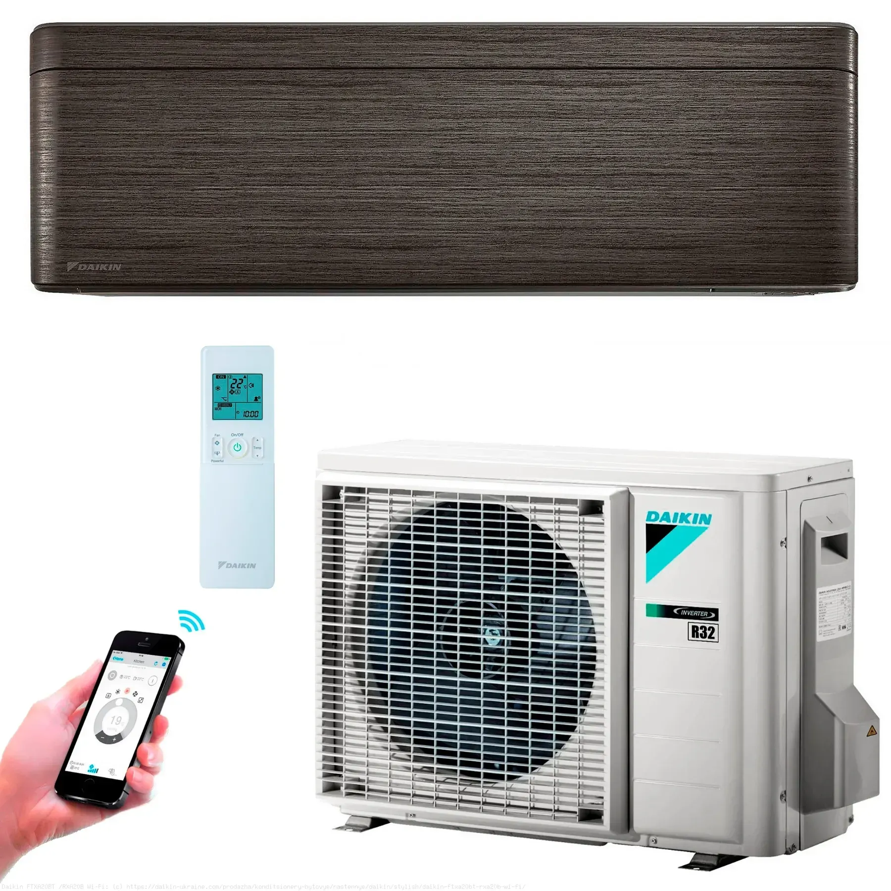 Кондиціонер Daikin Stylish FTXA20BT/RXA20A 