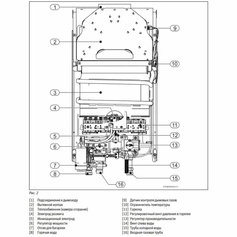 Газова колонка Bosch Therm 2000 O W 10 KB (7736500992) фото 6 Газова колонка Bosch Therm 2000 O W 10 KB (7736500992) фото 6