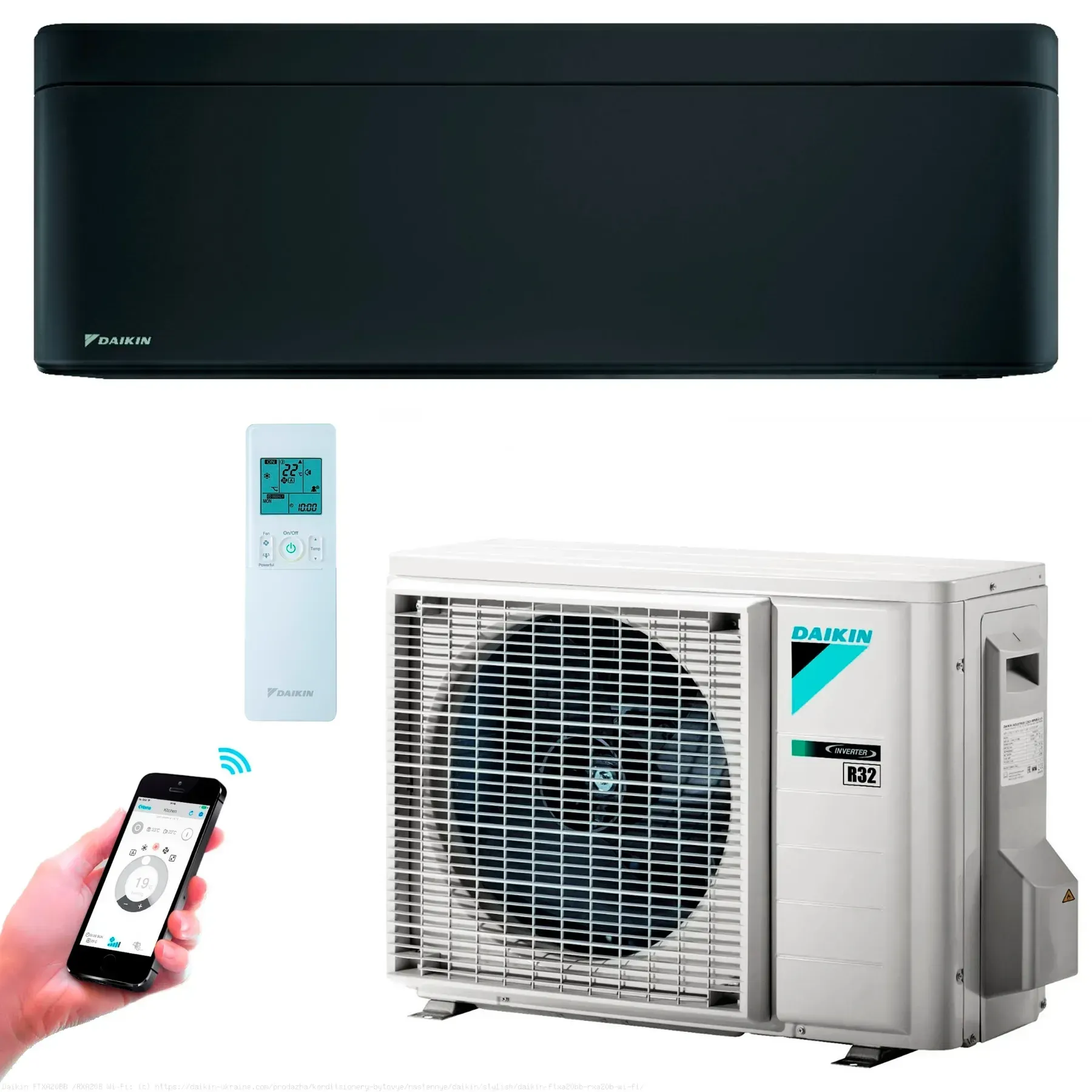 Кондиціонер Daikin Stylish FTXA25BB/RXA25A 