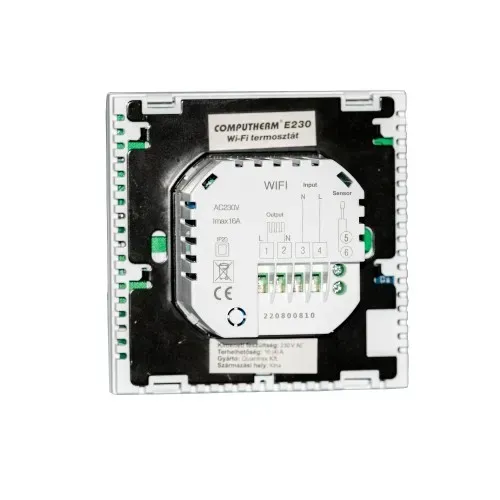 WI-Fi терморегулятор для теплої підлоги COMPUTHERM E230 фото 3