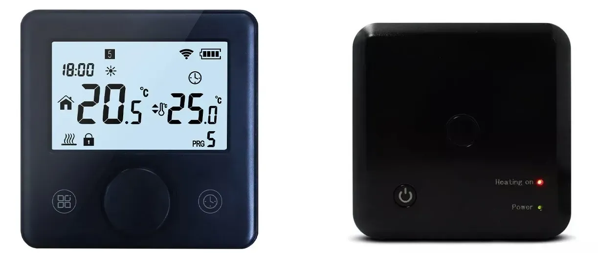Термостат Tervix Pro Line WiFi чорний (118330) фото 2 Термостат Tervix Pro Line WiFi чорний (118330) фото 2