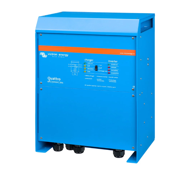 Інвертор 5kVA/4kW Victron Energy Quattro 48/5000/70-100/100 Інвертор 5kVA/4kW Victron Energy Quattro 48/5000/70-100/100
