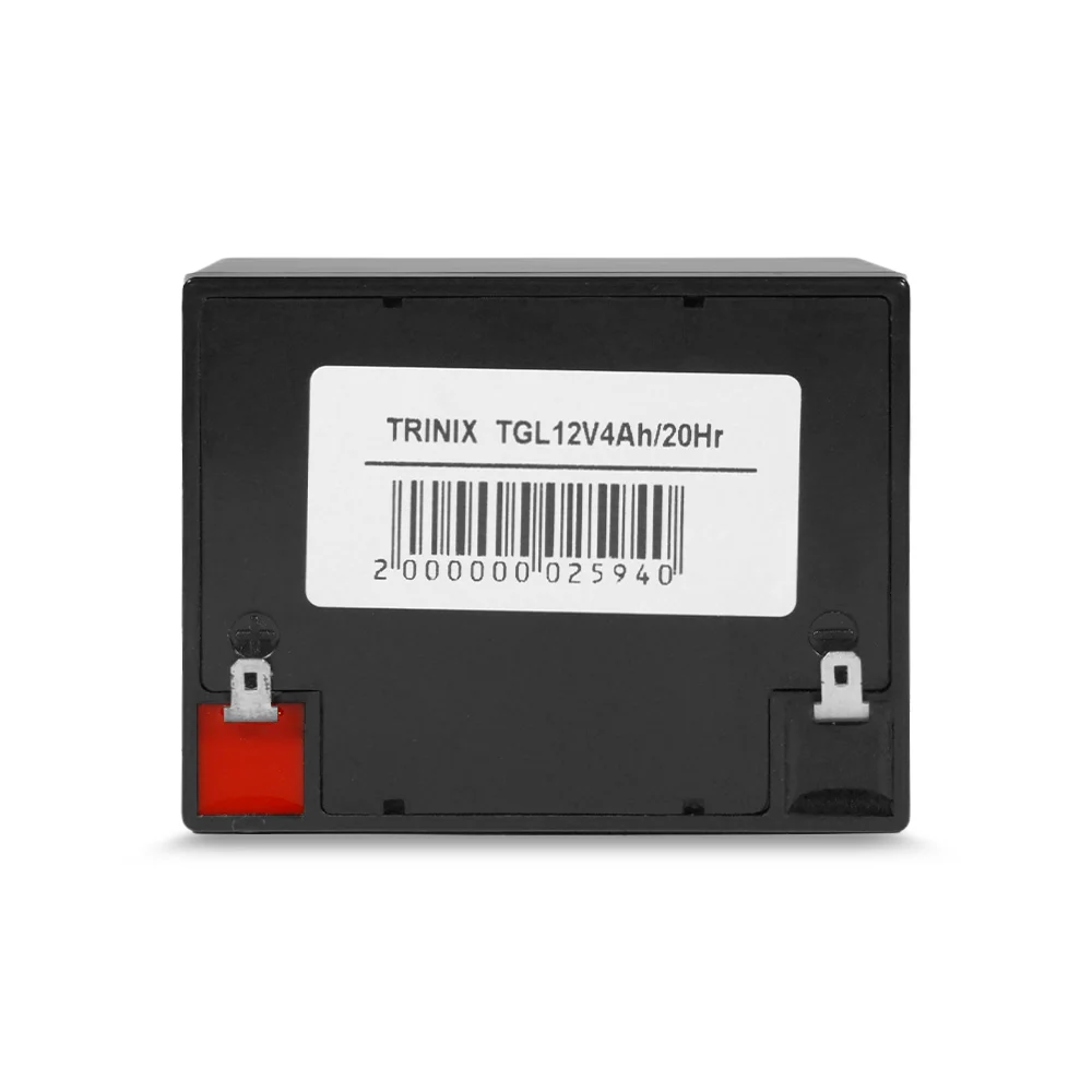 Акумуляторна батарея гелева 12В 4Аг Trinix TGL12V4Ah/20Hr GEL фото 3