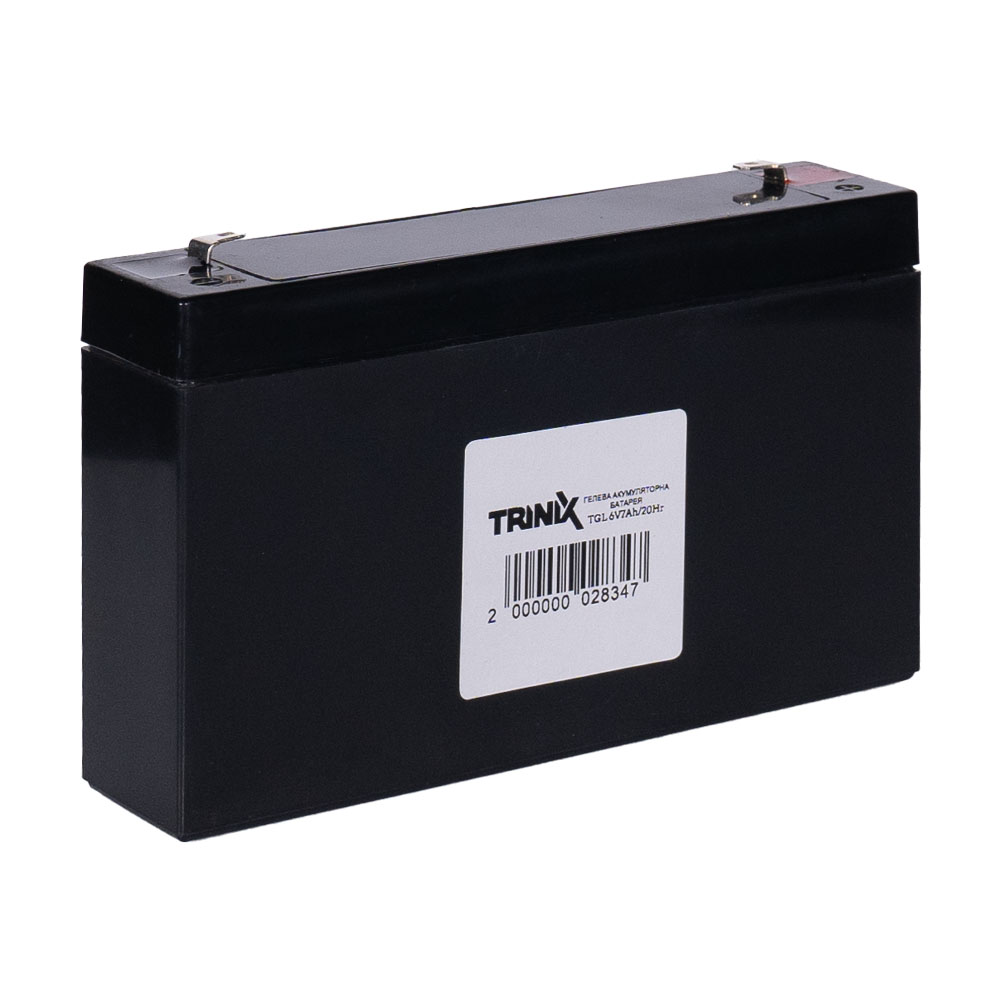 Акумуляторна батарея гелева 6В 7Аг Trinix TGL6V7Ah/20Hr GEL фото 4
