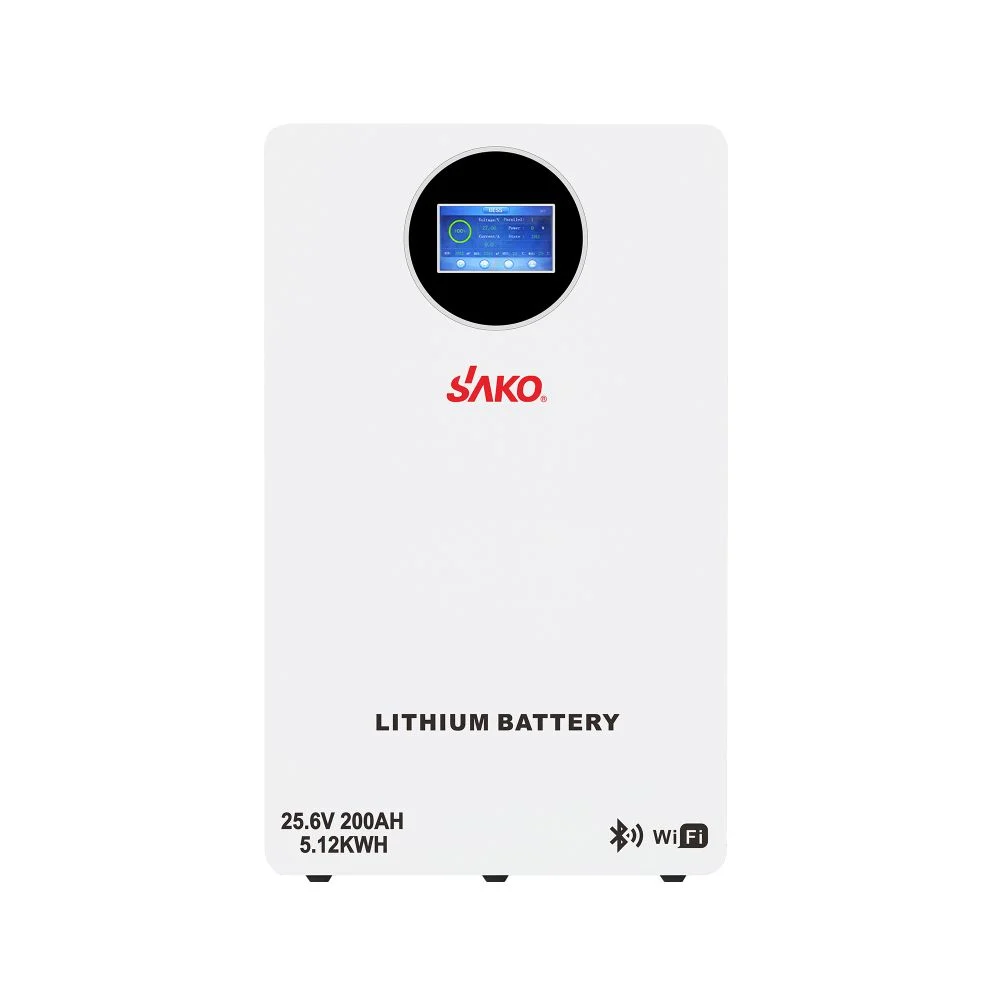 Акумуляторна батарея літій-залізо-фосфатна LiFePO4 200А*год 25.6В 5120Вт*год Sako Li-Sun series SK-25.6V200Ah настінний / підлоговий монтаж 