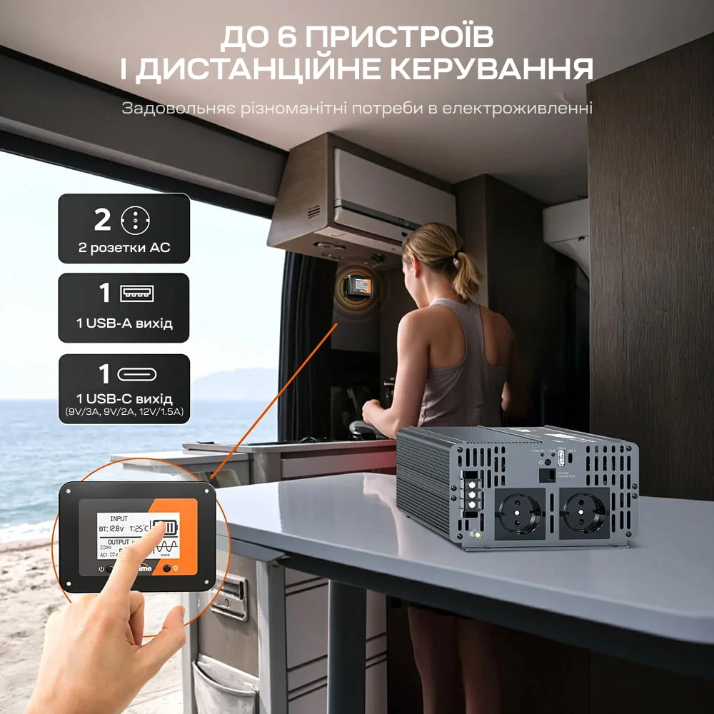 Автономний однофазний інвертор 2kW/12V LiTime L12V2KW-EN-Z фото 20 Автономний однофазний інвертор 2kW/12V LiTime L12V2KW-EN-Z фото 20
