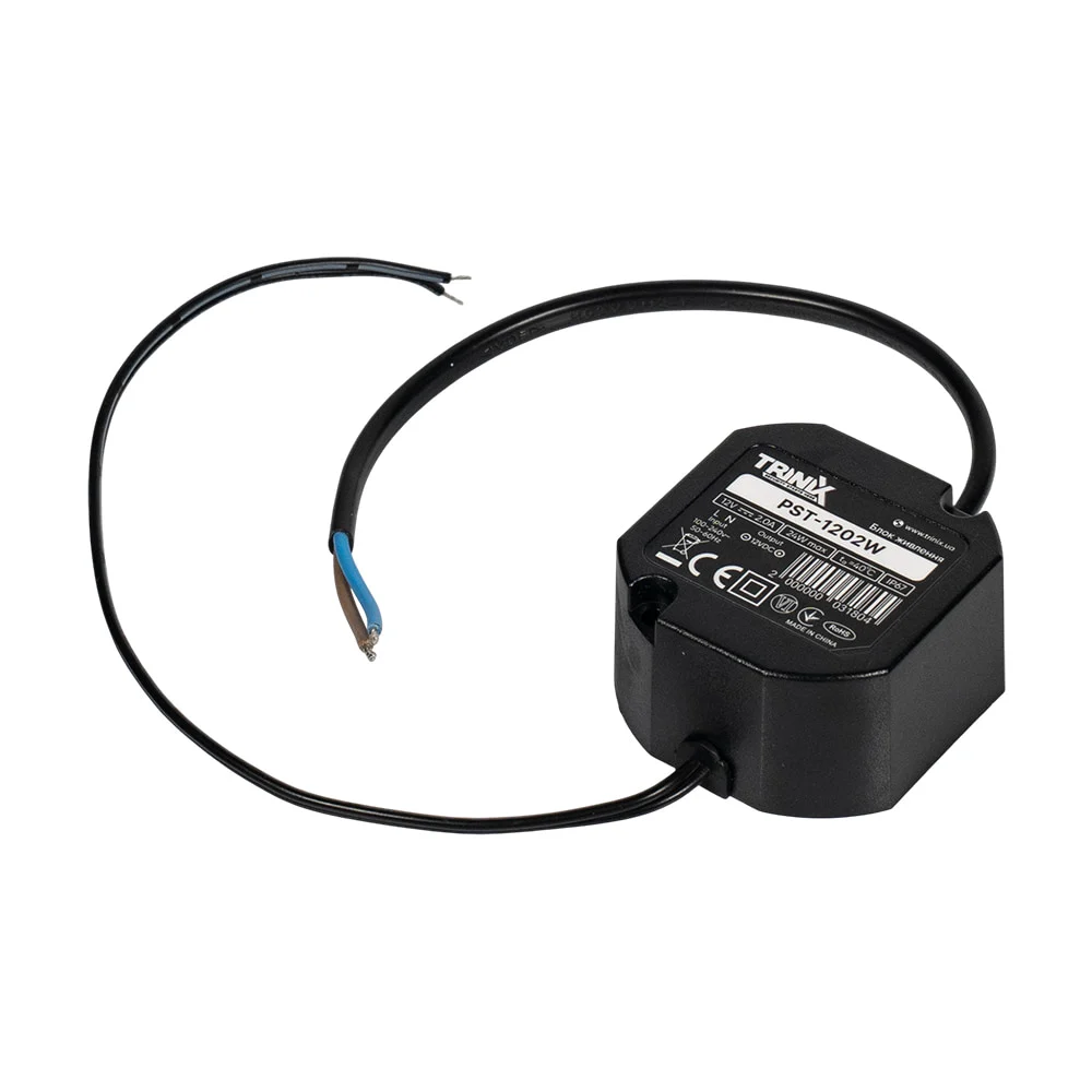 Блок живлення Trinix PST-1202W 12V/2A вологозахищений IP67 фото 5 Блок живлення Trinix PST-1202W 12V/2A вологозахищений IP67 фото 5