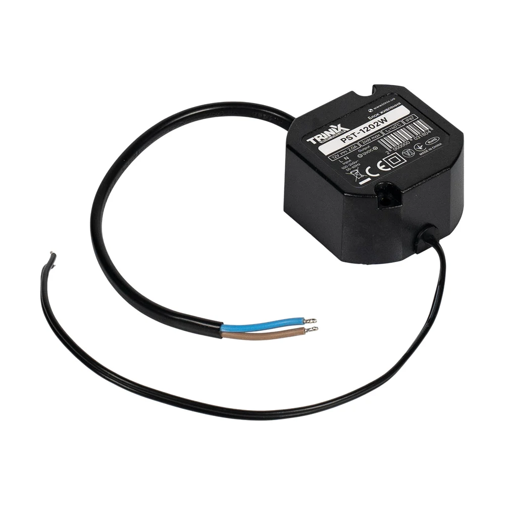 Блок живлення Trinix PST-1202W 12V/2A вологозахищений IP67 фото 2 Блок живлення Trinix PST-1202W 12V/2A вологозахищений IP67 фото 2