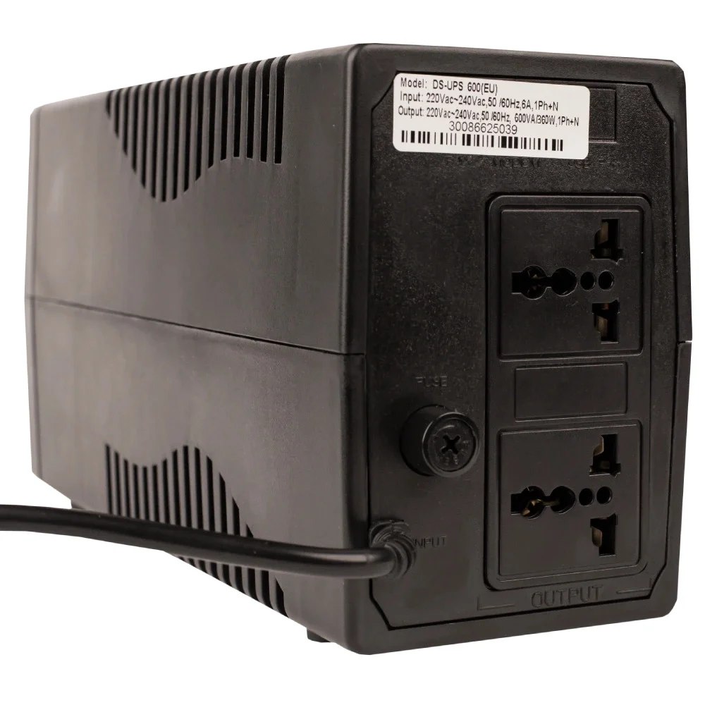 Джерело безперебійного живлення 600VA/360W Hikvision DS-UPS600/EU фото 4