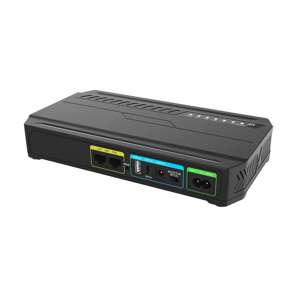 Джерело безперебійного живлення DC UPS Trinix TRX-MUPS-1848 Type-C (24000mAh LiFePo4) 5V/9V/12V/48V/PoE, LiFePo4 4*6Ah, для роутера і медіаконвертера фото 10
