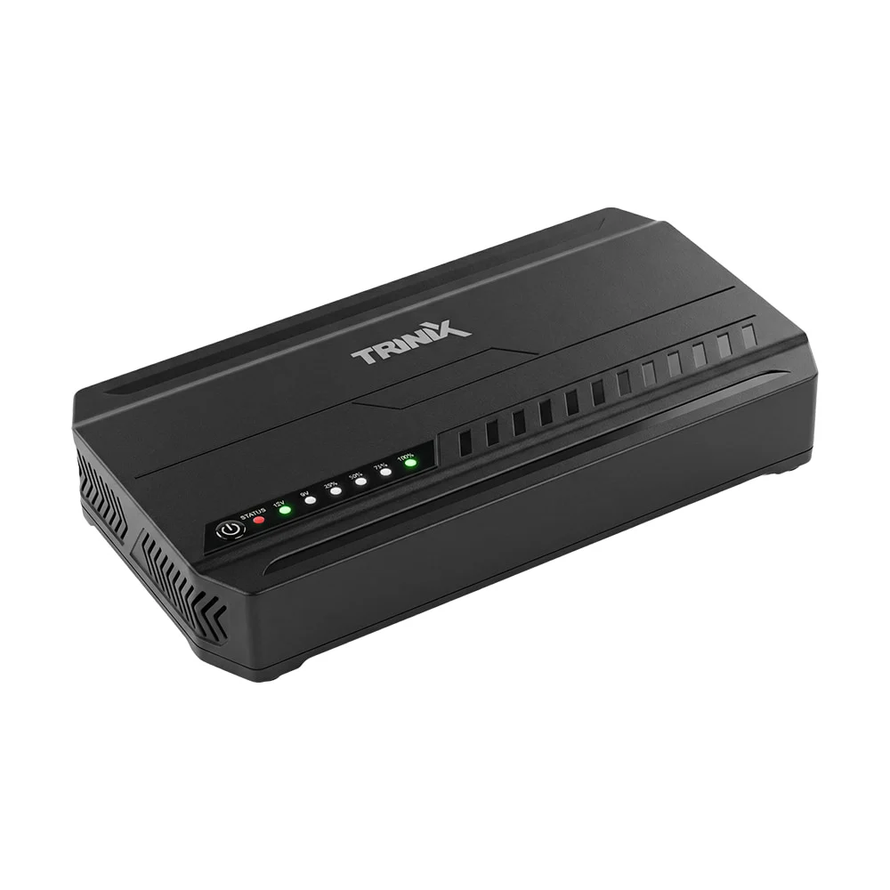 Джерело безперебійного живлення DC UPS Trinix TRX-MUPS-1848 Type-C (24000mAh LiFePo4) 5V/9V/12V/48V/PoE, LiFePo4 4*6Ah, для роутера і медіаконвертера фото 2