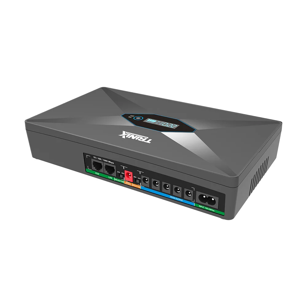 Джерело безперебійного живлення DC UPS Trinix TRX-MUPS-48100 Type-C (4*6000mAh LiFePo4) 5V/12V/24V/48V/52V/PoE, LiFePO4 4*6Ah, для роутера і медіаконвертера фото 7 Джерело безперебійного живлення DC UPS Trinix TRX-MUPS-48100 Type-C (4*6000mAh LiFePo4) 5V/12V/24V/48V/52V/PoE, LiFePO4 4*6Ah, для роутера і медіаконвертера фото 7