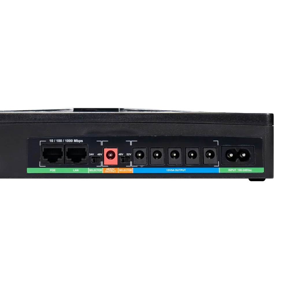 Джерело безперебійного живлення DC UPS Trinix TRX-MUPS-48100 Type-C (4*6000mAh LiFePo4) 5V/12V/24V/48V/52V/PoE, LiFePO4 4*6Ah, для роутера і медіаконвертера фото 12 Джерело безперебійного живлення DC UPS Trinix TRX-MUPS-48100 Type-C (4*6000mAh LiFePo4) 5V/12V/24V/48V/52V/PoE, LiFePO4 4*6Ah, для роутера і медіаконвертера фото 12