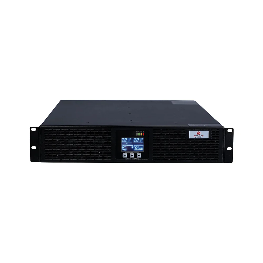 Джерело безперебійного живлення Kraft KRF-RM/2000VA/2KW/Ex Pro Online UPS під зовнішній акумулятор фото 2 Джерело безперебійного живлення Kraft KRF-RM/2000VA/2KW/Ex Pro Online UPS під зовнішній акумулятор фото 2