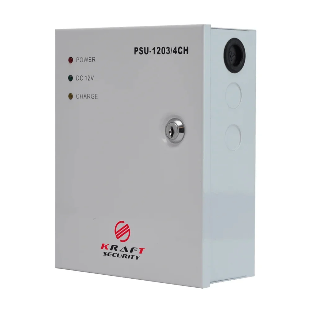 Джерело безперебійного живлення Kraft PSU-1203/4CH Джерело безперебійного живлення Kraft PSU-1203/4CH