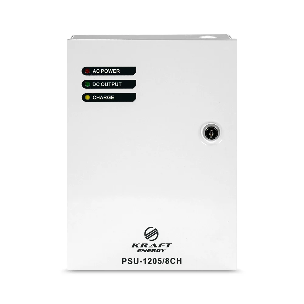 Джерело безперебійного живлення Kraft PSU-1205/8CH фото 2 Джерело безперебійного живлення Kraft PSU-1205/8CH фото 2