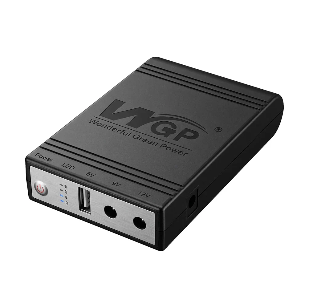Джерело безперебійного живлення Mini UPS WGP UPS1032 10400mAh 5V/9V/12V, Li-ion 4*2.6Ah, для роутера та оптичного терміналу фото 9