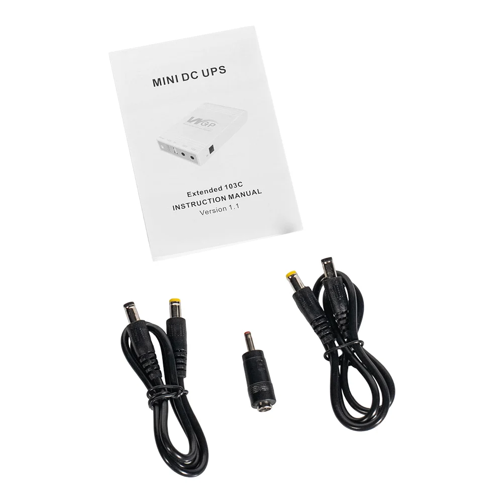 Джерело безперебійного живлення Mini UPS WGP UPS1032 10400mAh 5V/9V/12V, Li-ion 4*2.6Ah, для роутера та оптичного терміналу фото 5