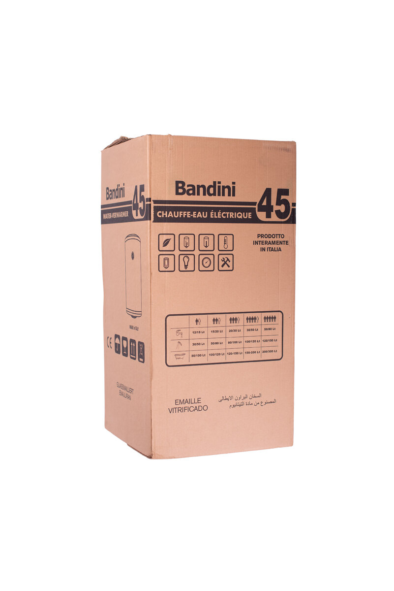 Електричний водонагрівач Bandini Water Heaters SE 45 SLIM фото 6 Електричний водонагрівач Bandini Water Heaters SE 45 SLIM фото 6