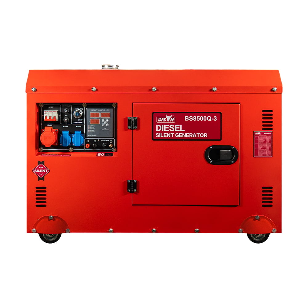 Генератор дизельний трифазний 6 кВт Bison BS8500Q-3 фото 2 Генератор дизельний трифазний 6 кВт Bison BS8500Q-3 фото 2