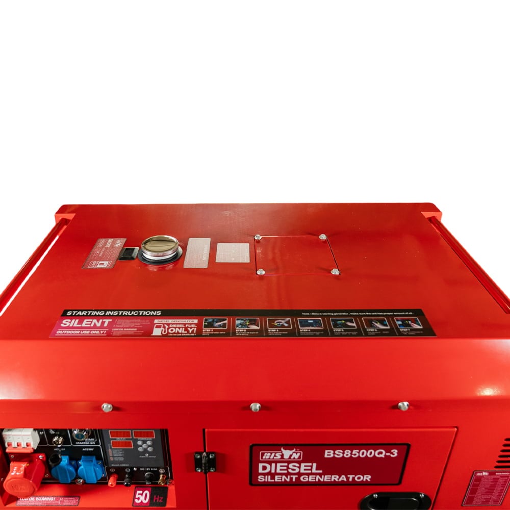 Генератор дизельний трифазний 6 кВт Bison BS8500Q-3 фото 7 Генератор дизельний трифазний 6 кВт Bison BS8500Q-3 фото 7