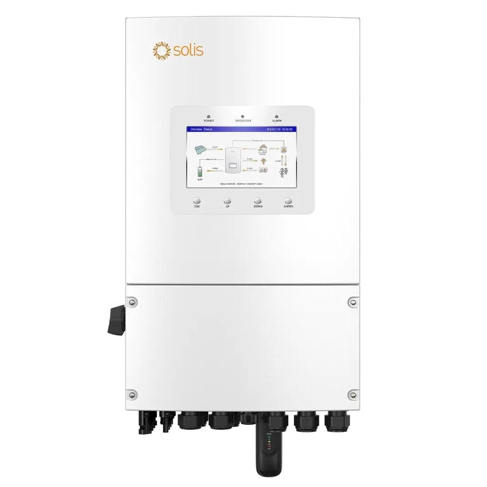 Гібридний однофазний інвертор 8kW Solis S6-EH1P8K-L-PLUS 48V WiFi 2 MPPT Гібридний однофазний інвертор 8kW Solis S6-EH1P8K-L-PLUS 48V WiFi 2 MPPT