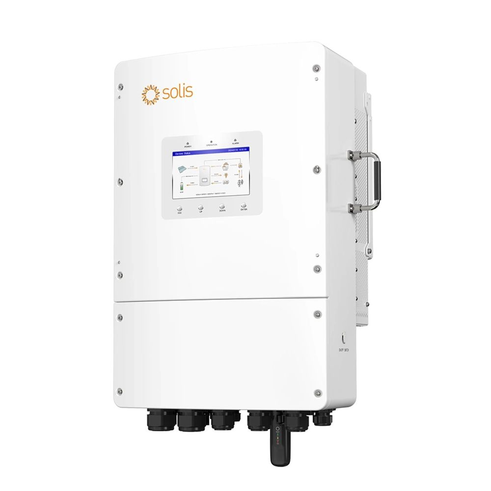 Гібридний трифазний інвертор 15kW Solis S6-EH3P15K-L 48V WiFi 2 MPPT 