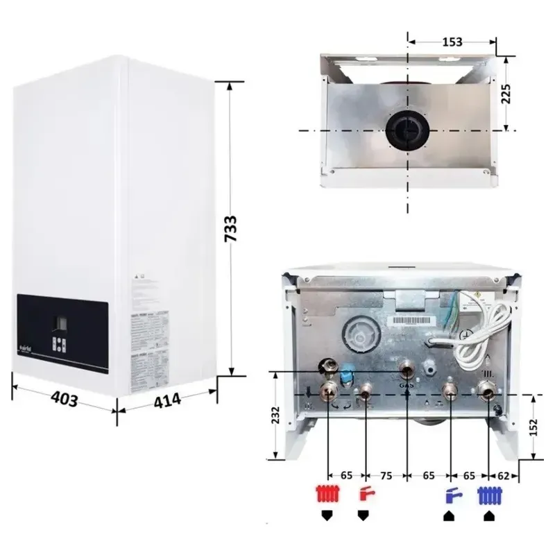 Газовий котел Airfel DIGIFEL PREMIX 36 кВт фото 8