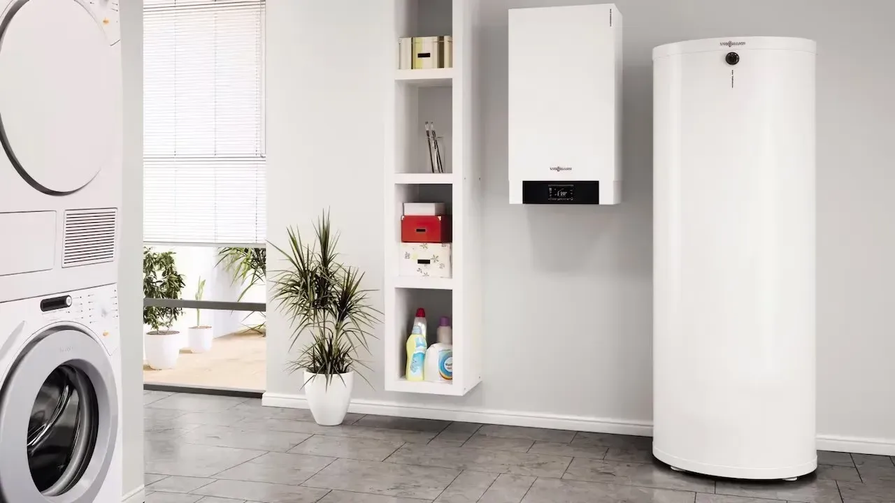 Газовий котел Viessmann Vitodens 111-W B1LF-25 з вбудованим бойлером 46л (Z023144) фото 4