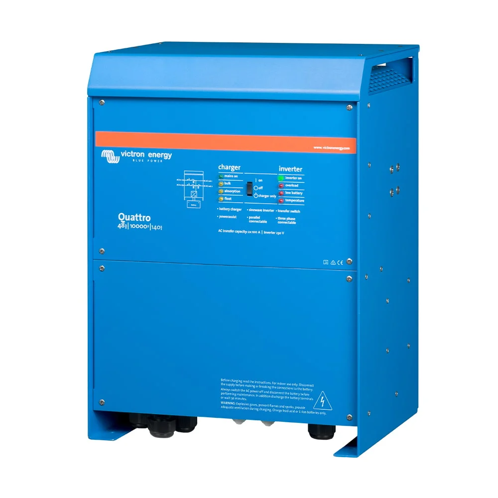 Інвертор 10kVA/8kW Victron Energy Quattro 48/10000/140-100/100 Інвертор 10kVA/8kW Victron Energy Quattro 48/10000/140-100/100