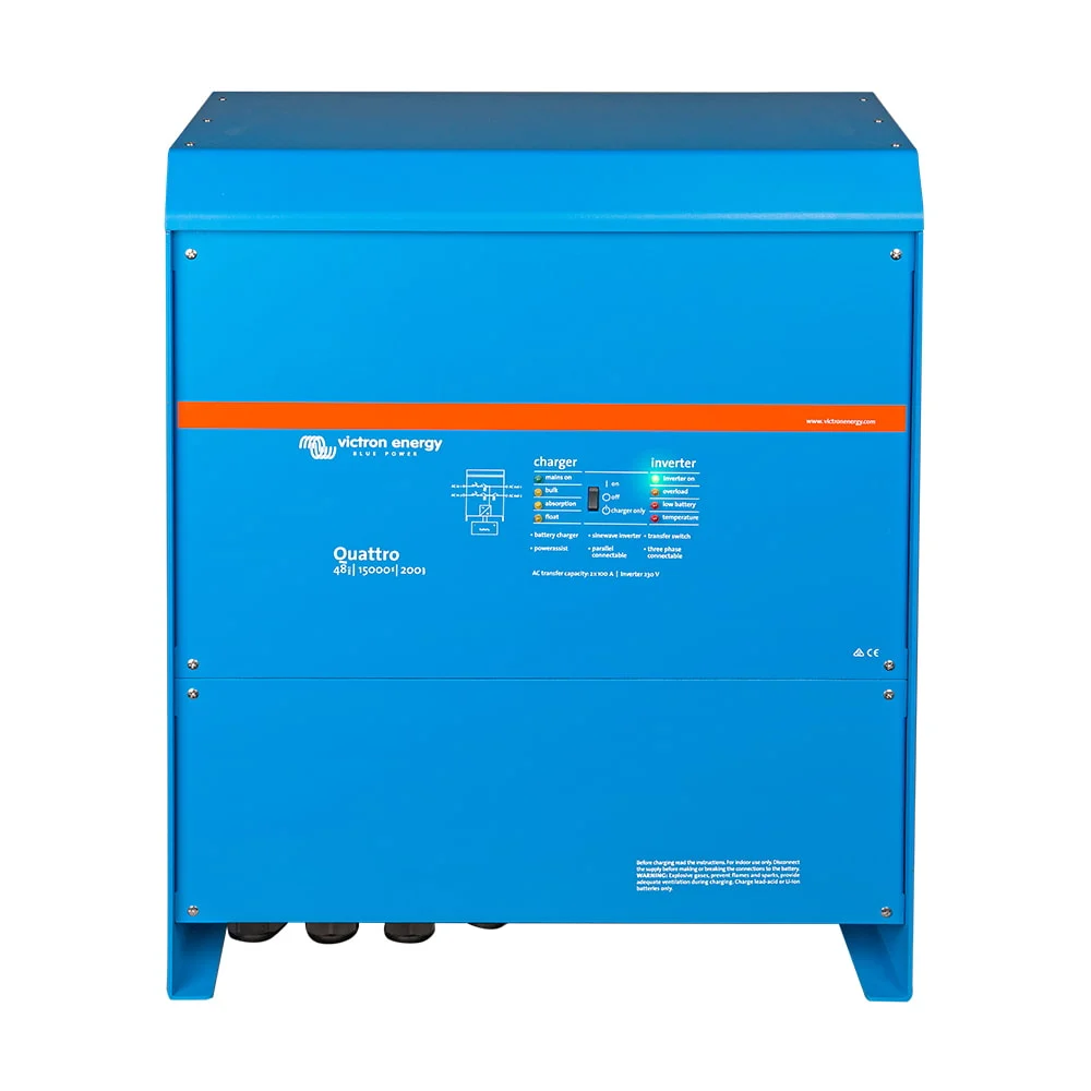 Інвертор 15kVA/12kW Victron Energy Quattro 48/15000/200-100/100 фото 2
