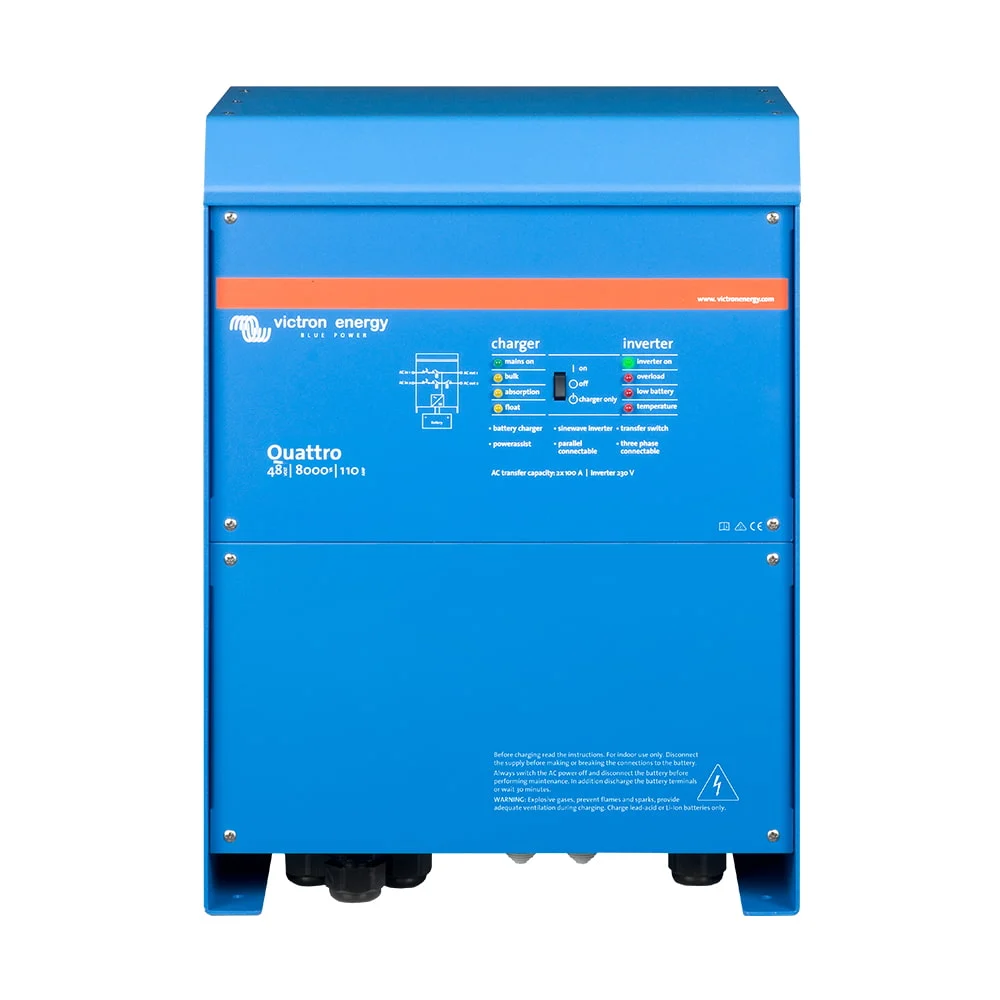 Інвертор 8kVA/6.4kW Victron Energy Quattro 48/8000/110-100/100 фото 2