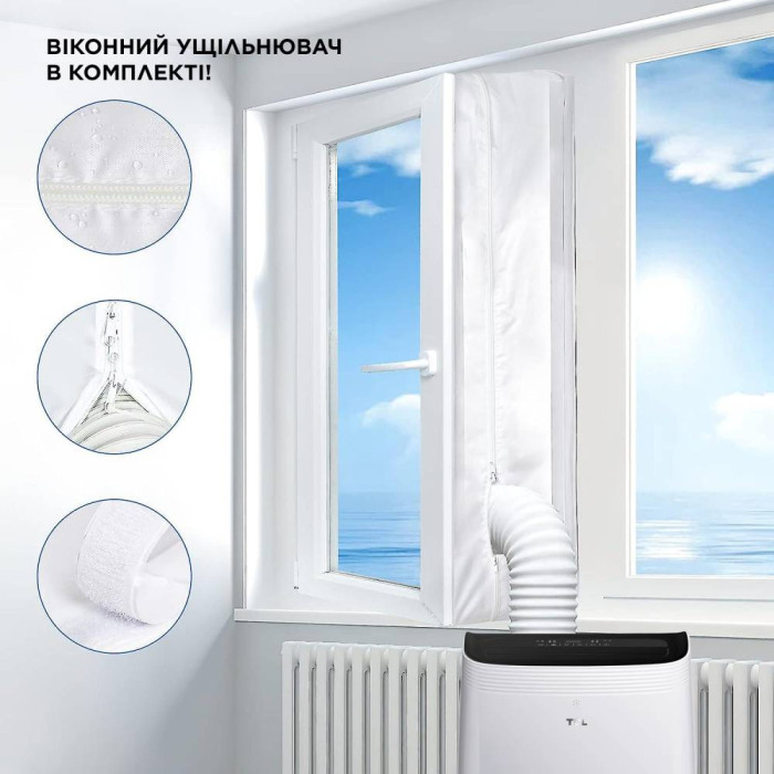 Мобільний кондиціонер TCL TAC-12CPB/MZWS WI-FI фото 9 Мобільний кондиціонер TCL TAC-12CPB/MZWS WI-FI фото 9