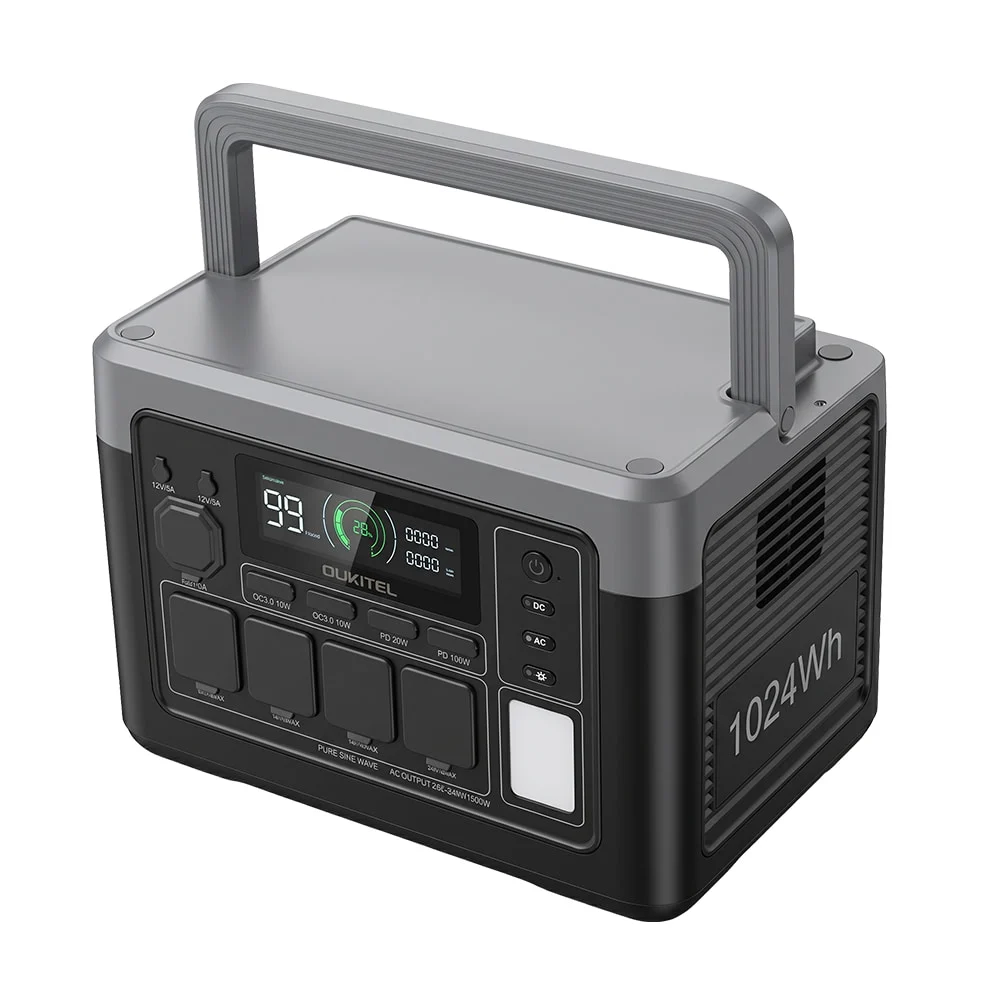 Портативна зарядна станція OUKITEL P1000E PLUS 1800W 1024Wh фото 16 Портативна зарядна станція OUKITEL P1000E PLUS 1800W 1024Wh фото 16