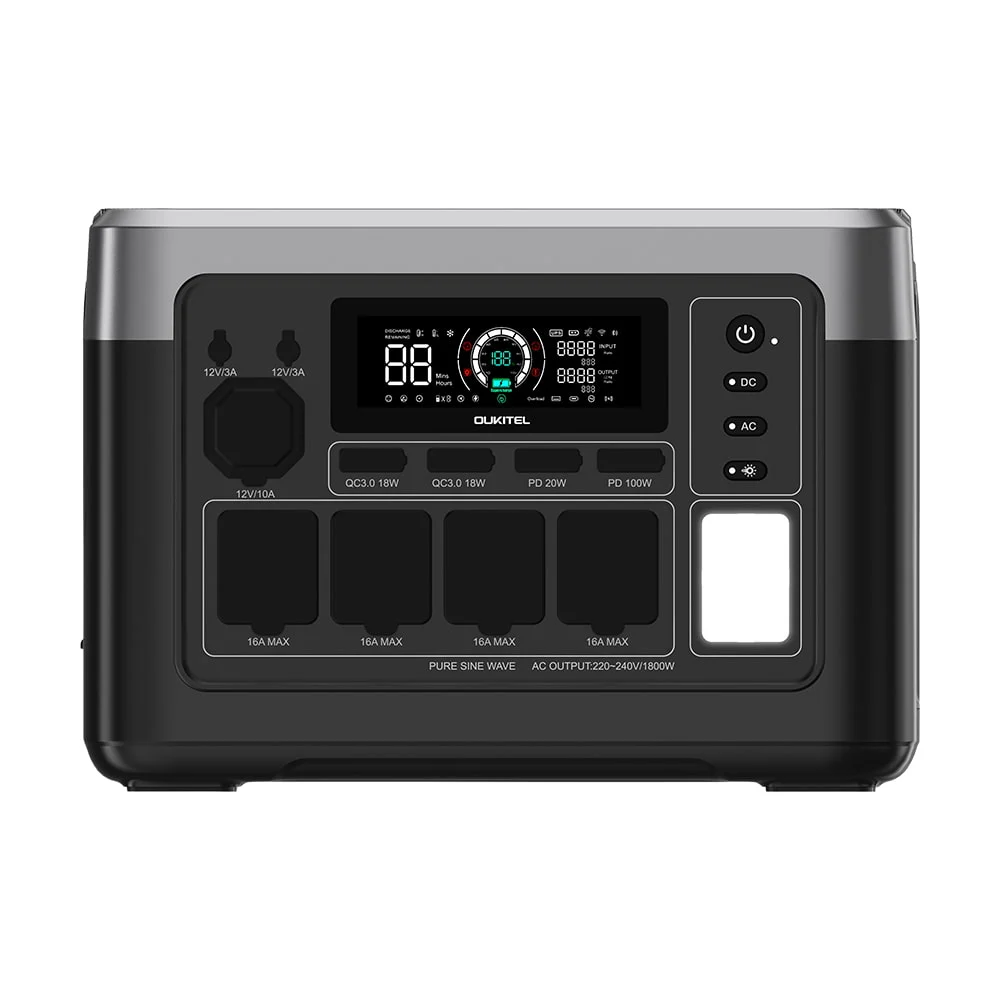 Портативна зарядна станція OUKITEL P1000E PLUS 1800W 1024Wh фото 7 Портативна зарядна станція OUKITEL P1000E PLUS 1800W 1024Wh фото 7
