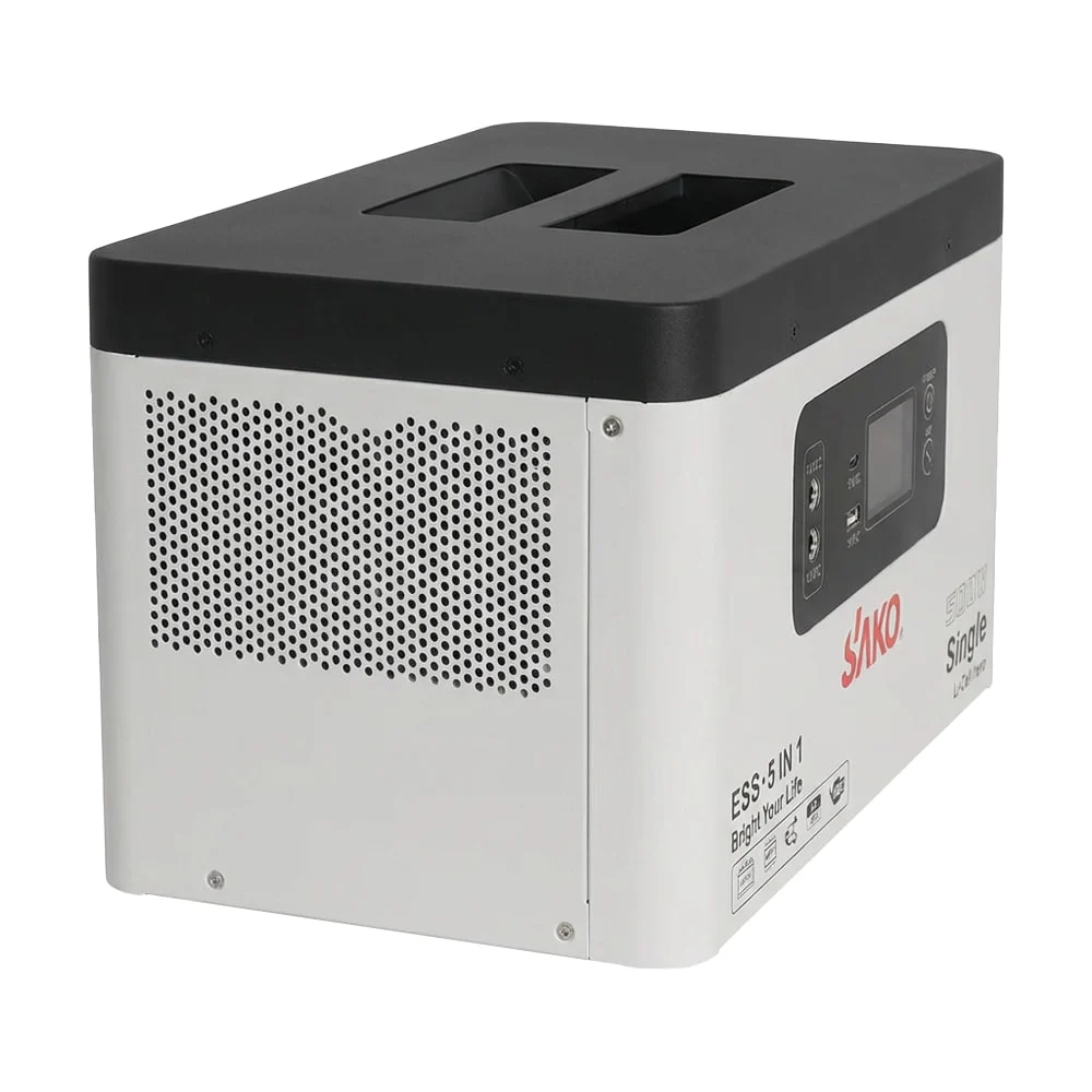 Портативна зарядна станція Sako Alpha-ESS-500W/1KWh. Потужність 500 Вт, енергоємність 1004.8 Вт*год, LifePO4 фото 4 Портативна зарядна станція Sako Alpha-ESS-500W/1KWh. Потужність 500 Вт, енергоємність 1004.8 Вт*год, LifePO4 фото 4