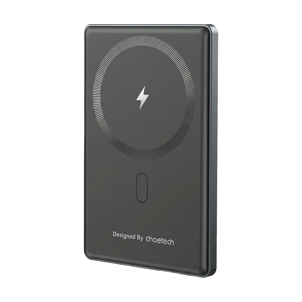Повербанк 5000mAh Choetech B738 Black QC3.0 PD3.0 бездротова магнітна зарядка 