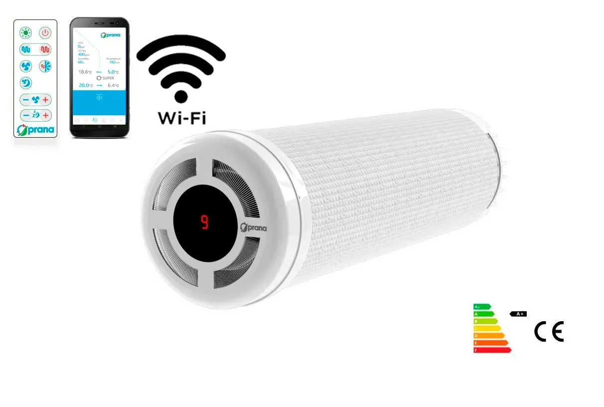 Рекуператор Prana 200C Standart Wi-Fi Рекуператор Prana 200C Standart Wi-Fi